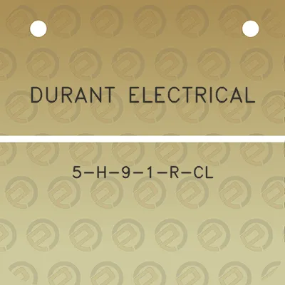 durant-electrical-5-h-9-1-r-cl