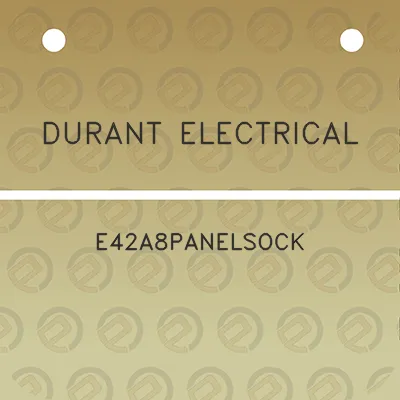 durant-electrical-e42a8panelsock