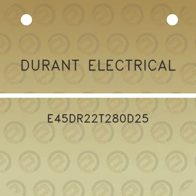 durant-electrical-e45dr22t280d25