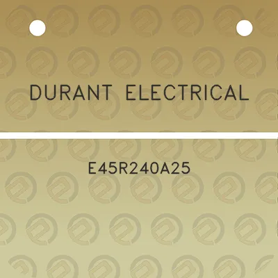 durant-electrical-e45r240a25