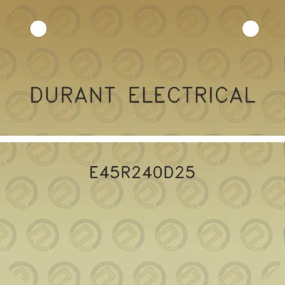 durant-electrical-e45r240d25