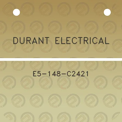 durant-electrical-e5-148-c2421