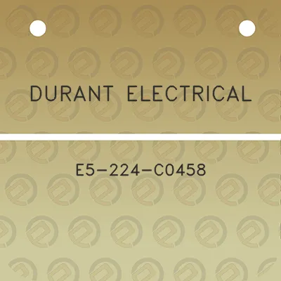 durant-electrical-e5-224-c0458