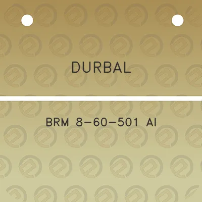 durbal-brm-8-60-501-ai