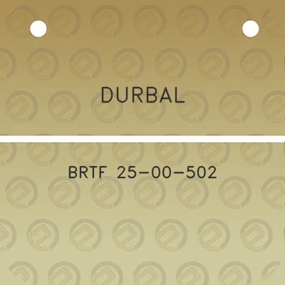 durbal-brtf-25-00-502