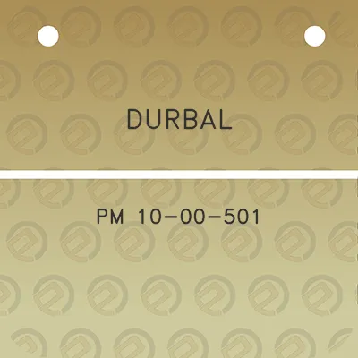 durbal-pm-10-00-501