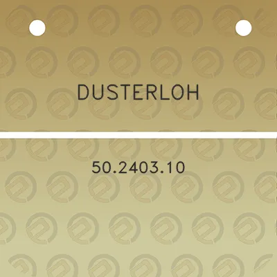 dusterloh-50240310