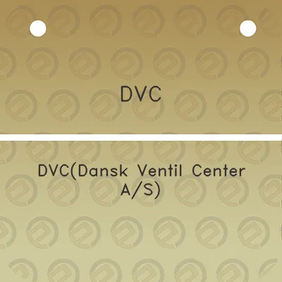 dvc-dvcdansk-ventil-center-as