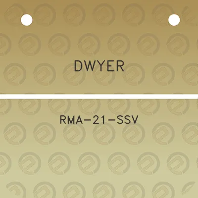 dwyer-rma-21-ssv