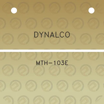 dynalco-mth-103e