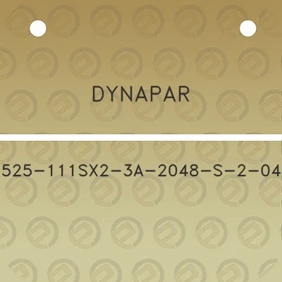 dynapar-525-111sx2-3a-2048-s-2-04