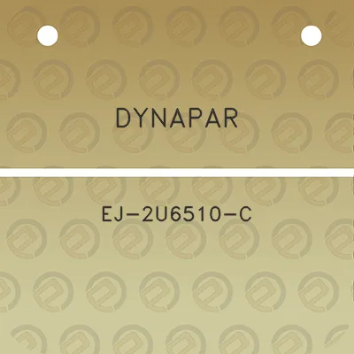 dynapar-ej-2u6510-c