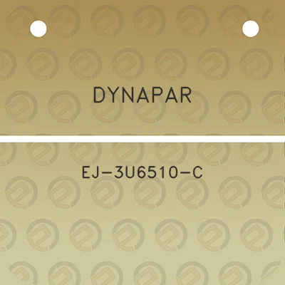 dynapar-ej-3u6510-c