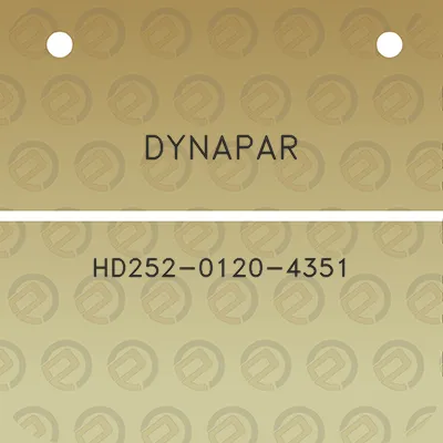 dynapar-hd252-0120-4351