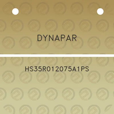 dynapar-hs35r012075a1ps