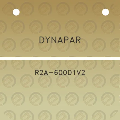 dynapar-r2a-600d1v2