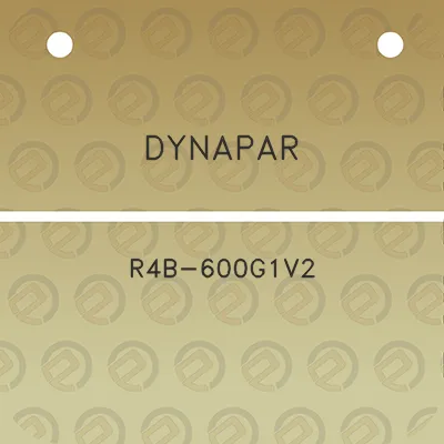 dynapar-r4b-600g1v2