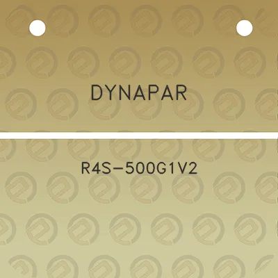 dynapar-r4s-500g1v2