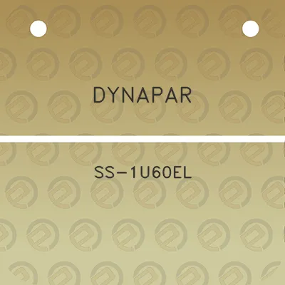 dynapar-ss-1u60el