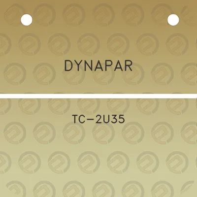 dynapar-tc-2u35