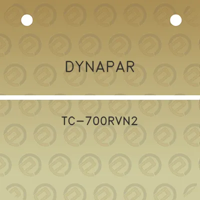 dynapar-tc-700rvn2