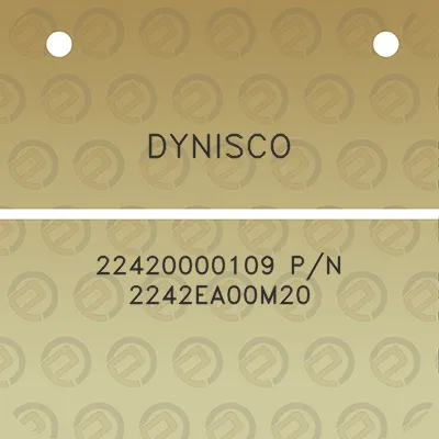 dynisco-22420000109-pn-2242ea00m20