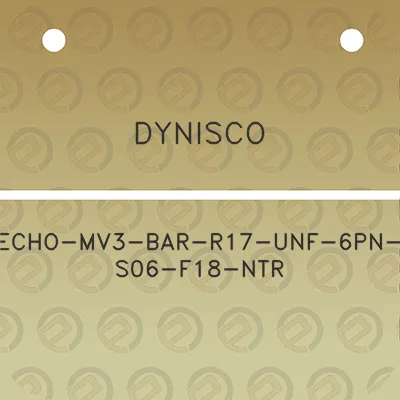 dynisco-echo-mv3-bar-r17-unf-6pn-s06-f18-ntr