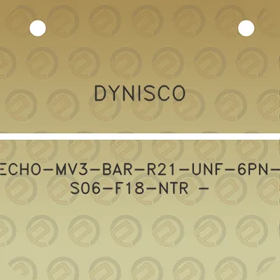 dynisco-echo-mv3-bar-r21-unf-6pn-s06-f18-ntr