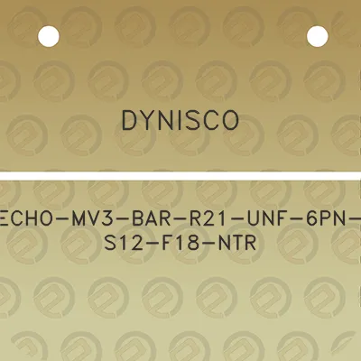 dynisco-echo-mv3-bar-r21-unf-6pn-s12-f18-ntr