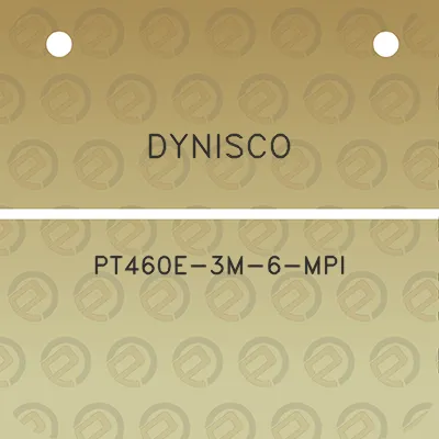 dynisco-pt460e-3m-6-mpi