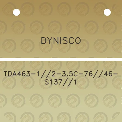 dynisco-tda463-12-35c-7646-s1371