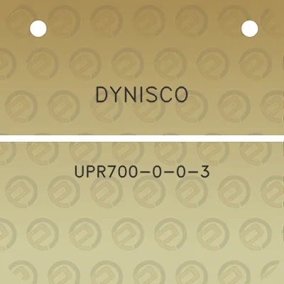 dynisco-upr700-0-0-3