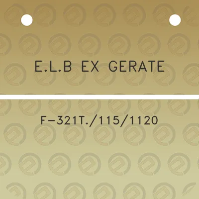 elb-ex-gerate-f-321t1151120