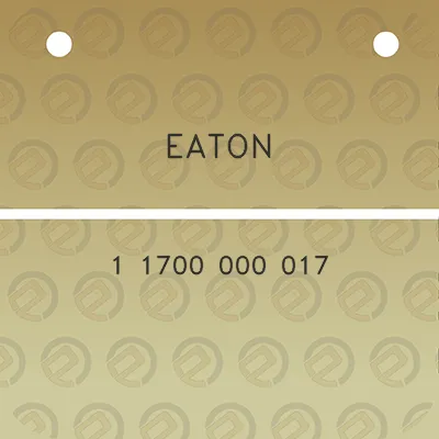 eaton-1-1700-000-017