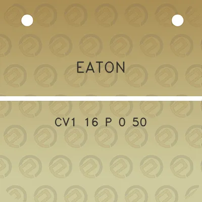 eaton-cv1-16-p-0-50