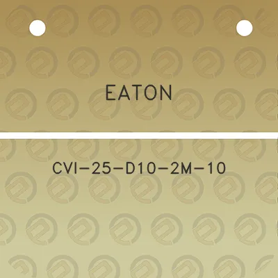 eaton-cvi-25-d10-2m-10