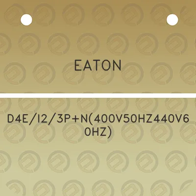 eaton-d4ei23pn400v50hz440v60hz