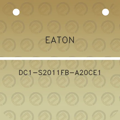 eaton-dc1-s2011fb-a20ce1