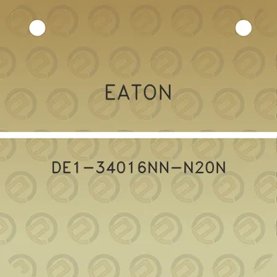 eaton-de1-34016nn-n20n