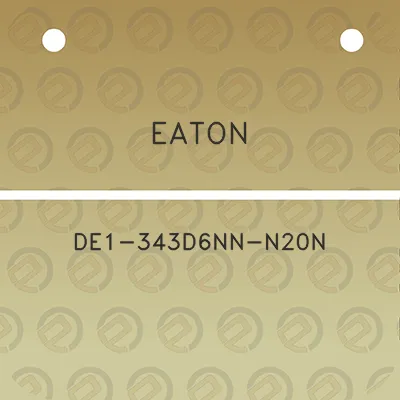 eaton-de1-343d6nn-n20n