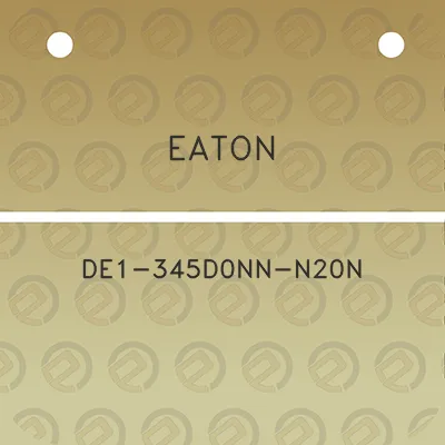 eaton-de1-345d0nn-n20n