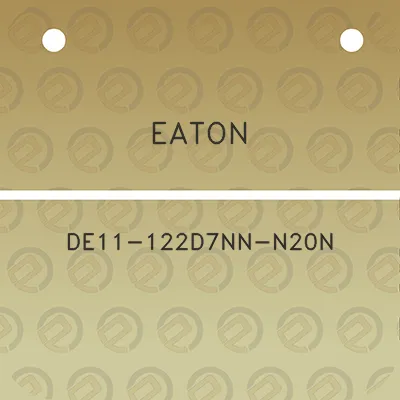 eaton-de11-122d7nn-n20n