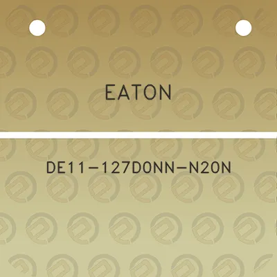 eaton-de11-127d0nn-n20n