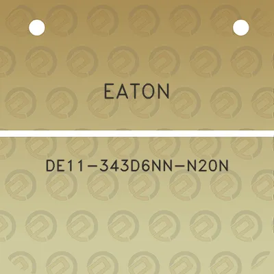 eaton-de11-343d6nn-n20n