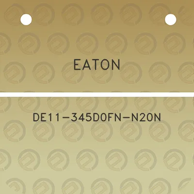 eaton-de11-345d0fn-n20n