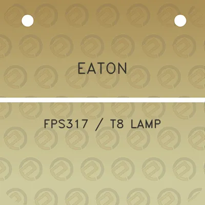 eaton-fps317-t8-lamp