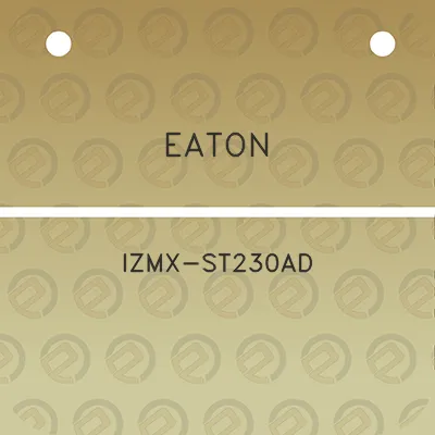 eaton-izmx-st230ad