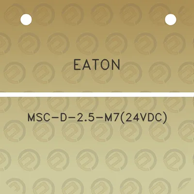 eaton-msc-d-25-m724vdc