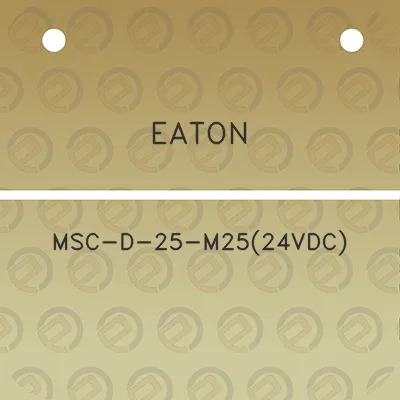 eaton-msc-d-25-m2524vdc