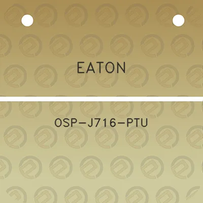 eaton-osp-j716-ptu